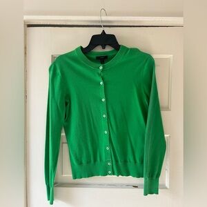 J. Crew Vibrant Green Women's Cardigan